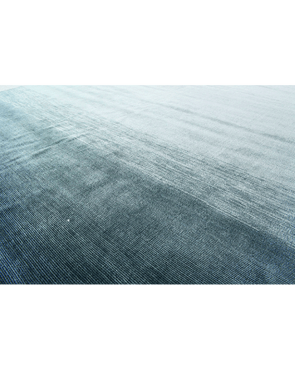 Blue Linear Drift Rug
