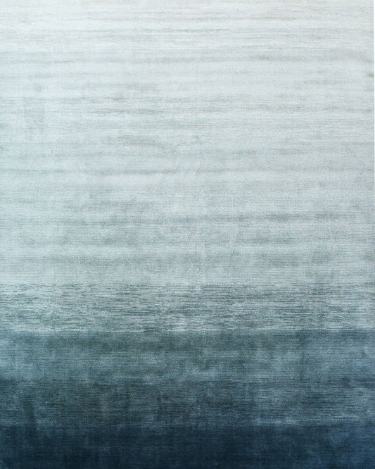 Blue Linear Drift Rug