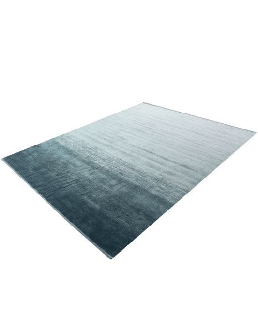 Blue Linear Drift Rug
