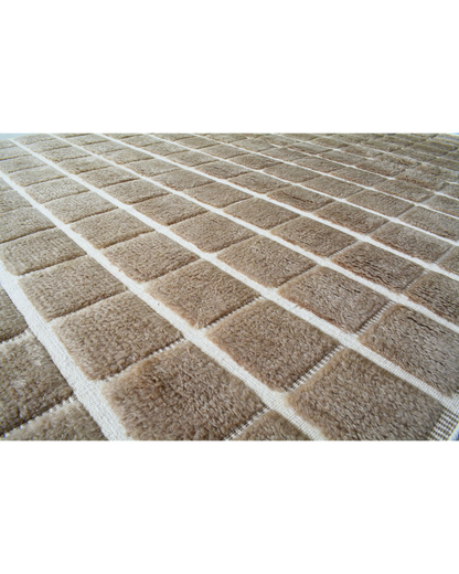 Brown Griddle Rug
