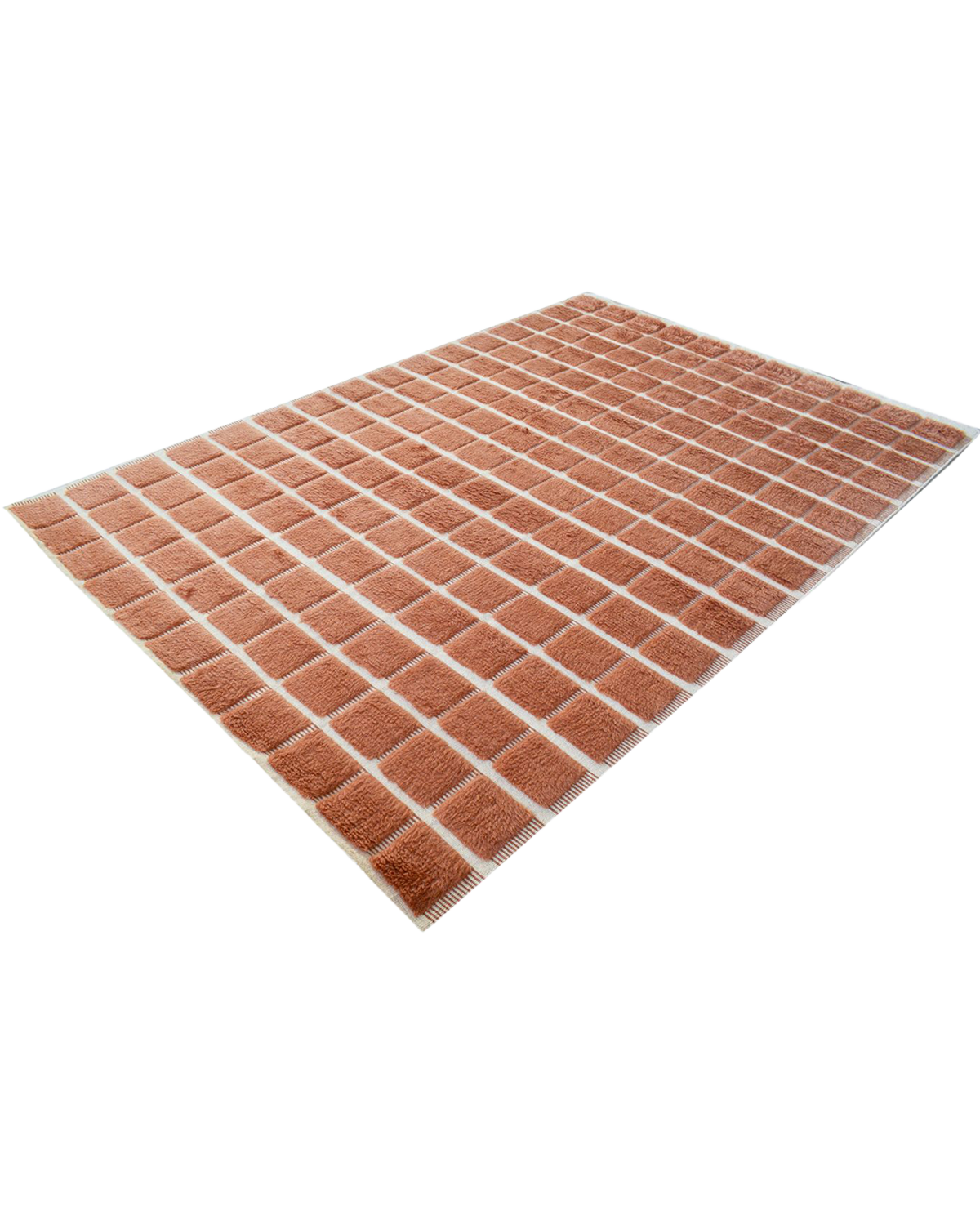 Rust Griddle Rug