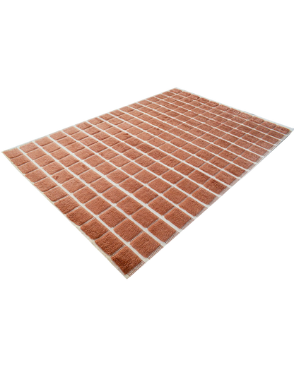 Rust Griddle Rug