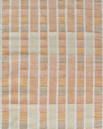 Pink Grid Rug