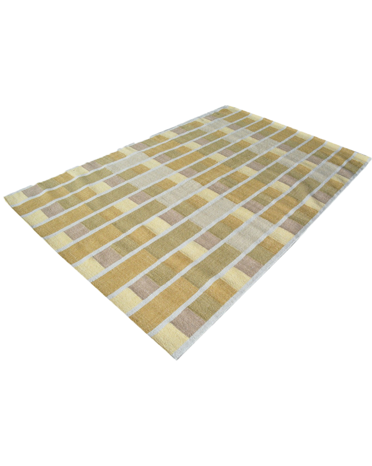 Ochre Grid Rug