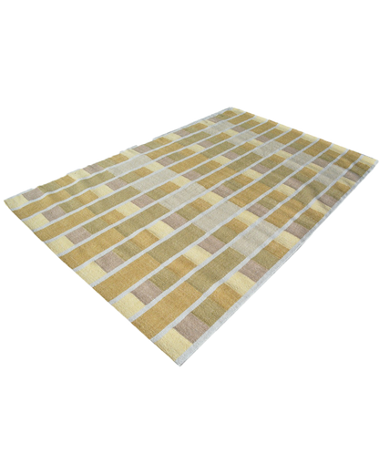 Ochre Grid Rug