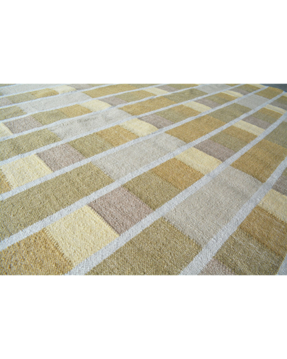 Ochre Grid Rug