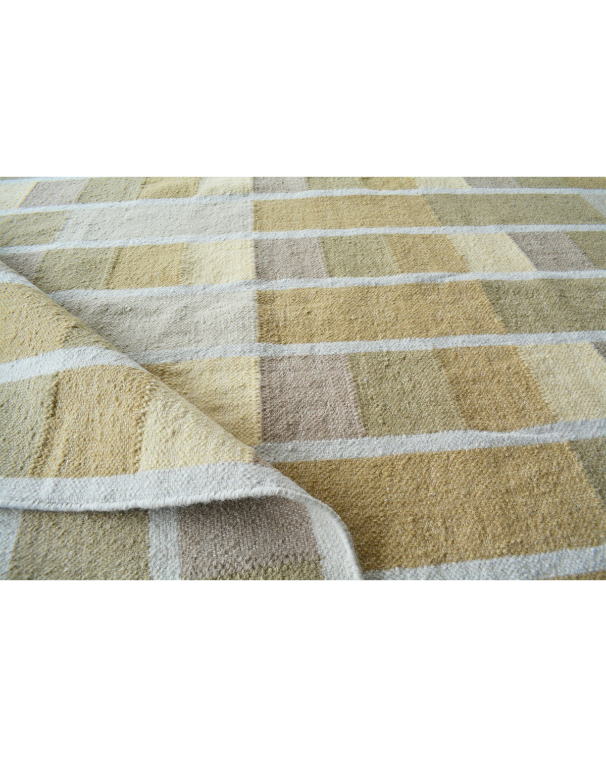 Ochre Grid Rug