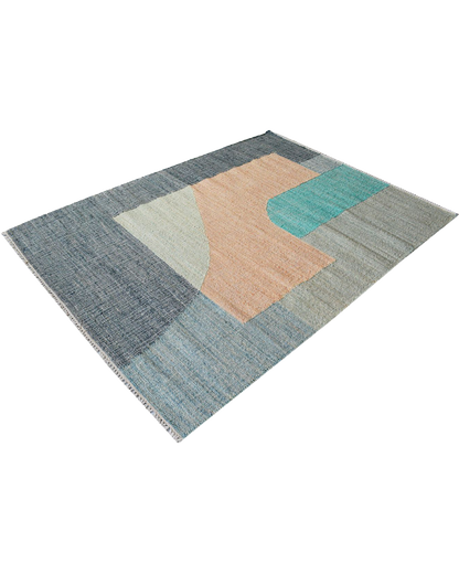 Natural Geometry Rug