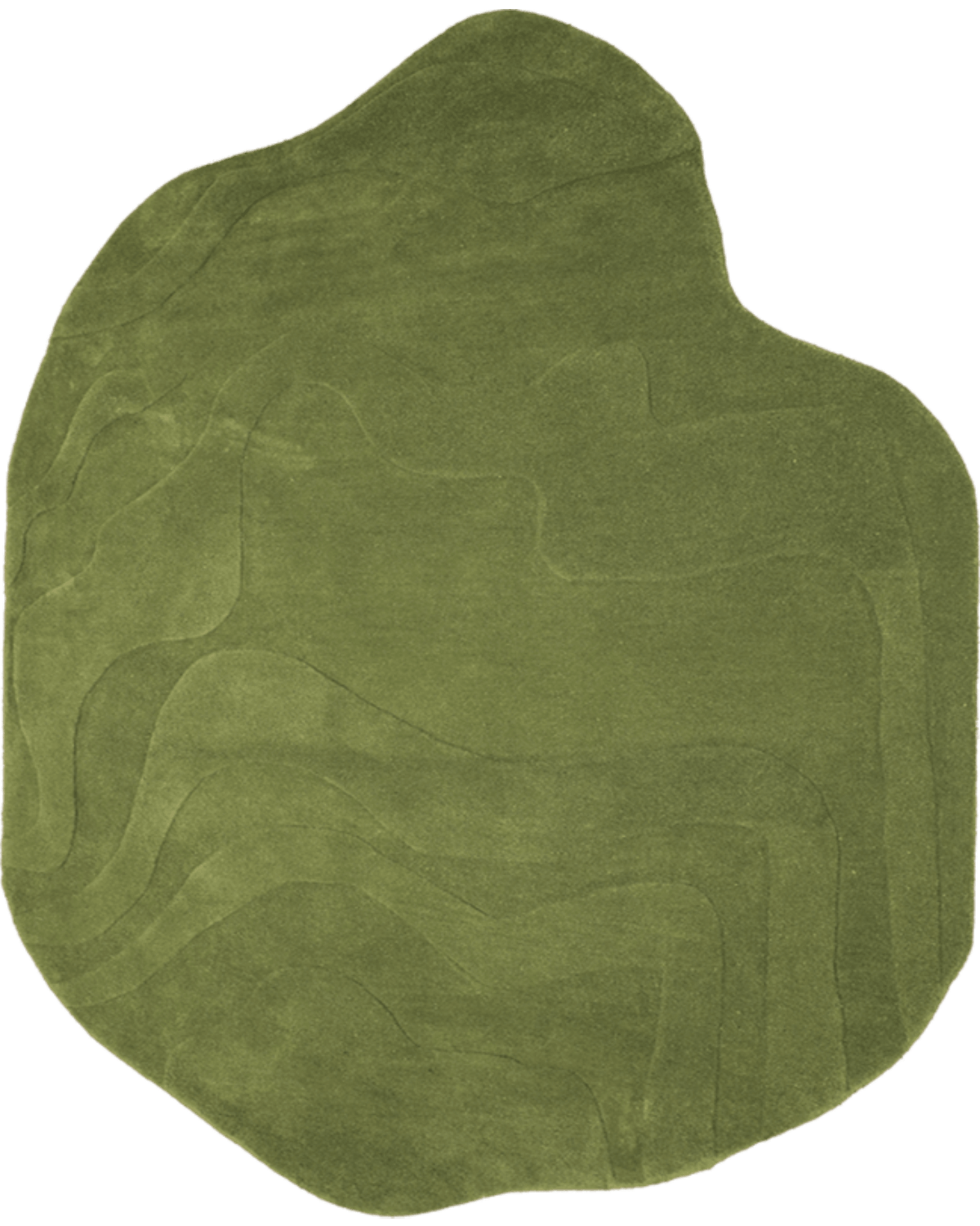 Green Amoeba Rug