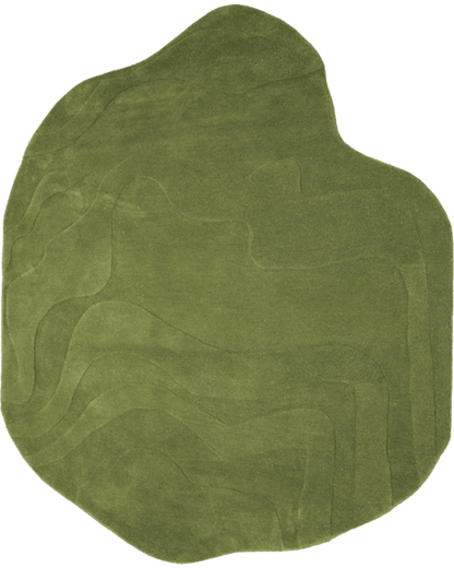 Green Amoeba Rug