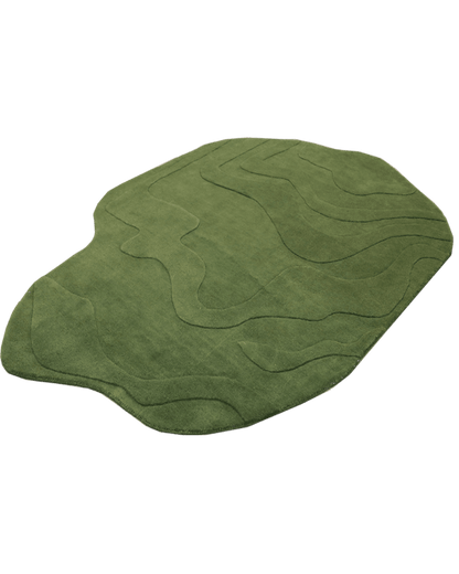 Green Amoeba Rug