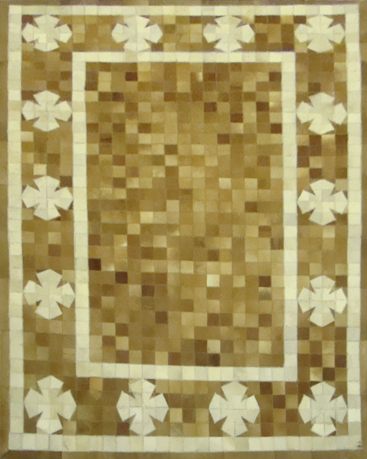 Floral Monochrome Rug
