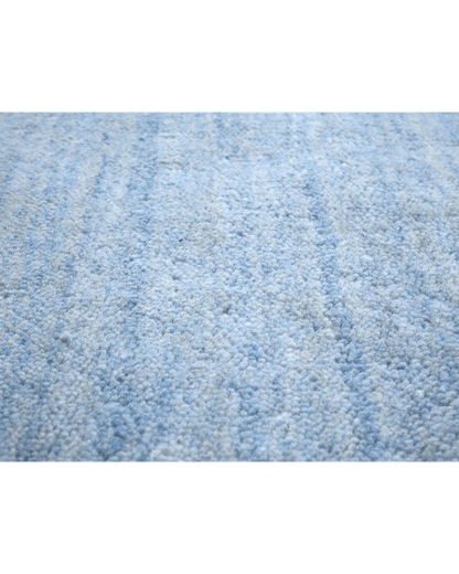 Solid Sky Blue Rug