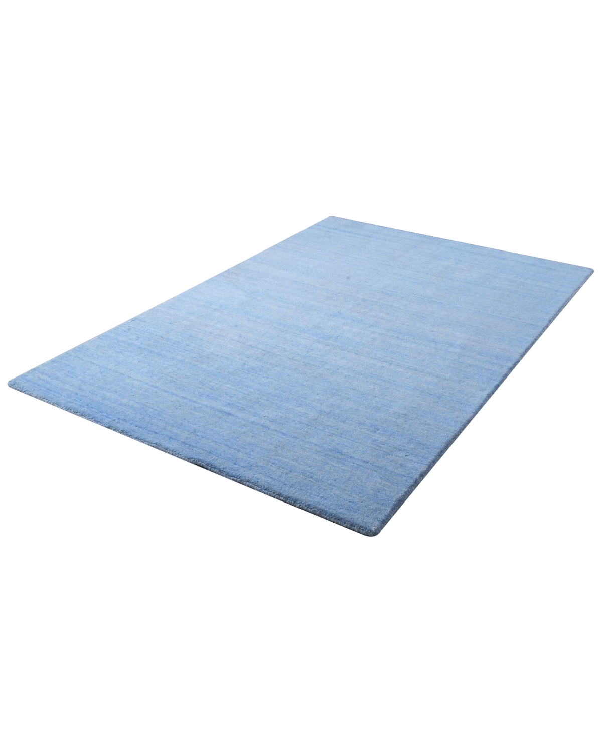 Solid Sky Blue Rug