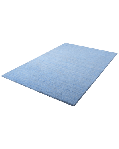 Solid Sky Blue Rug