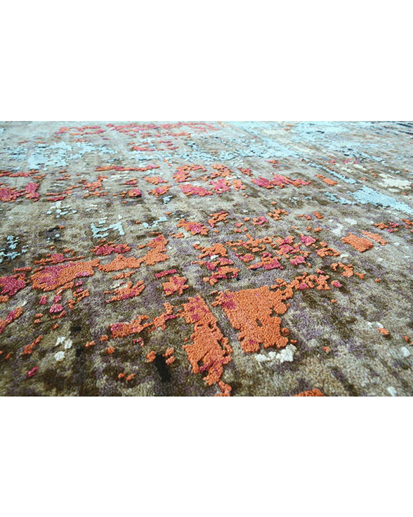 Aged Canvas Rug