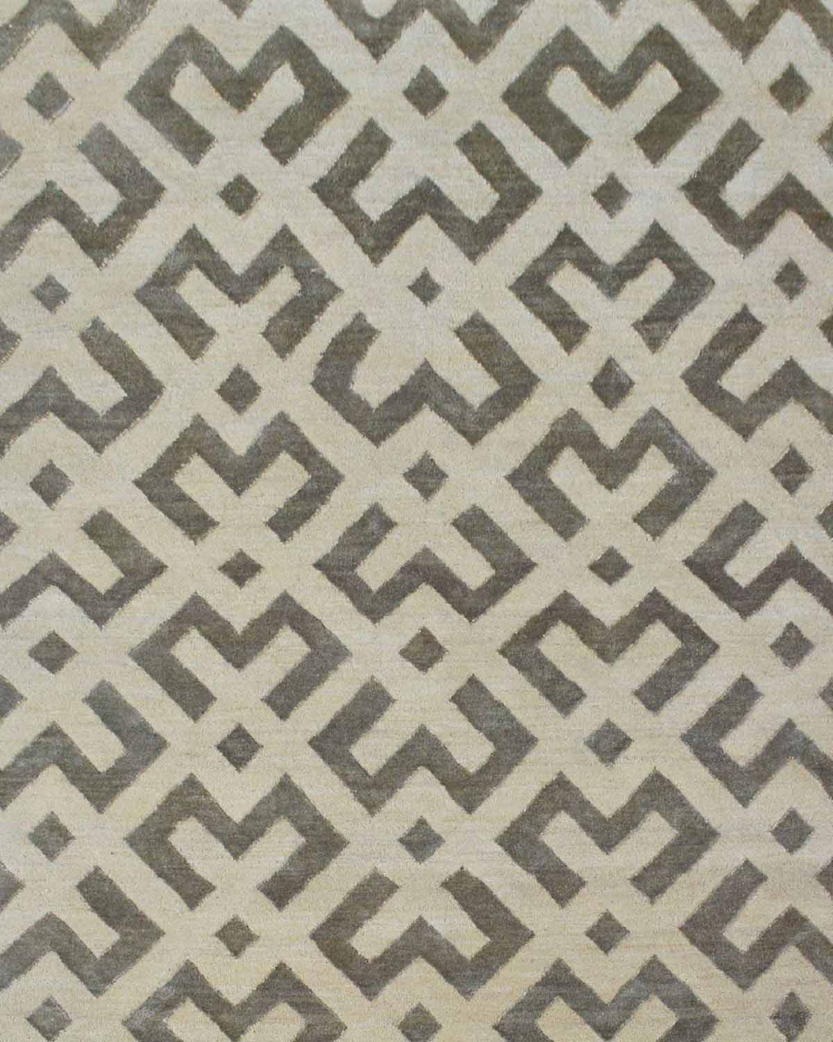 ASHTON Modern Hand Knotted Wool and Silk Rugs Cocoon Fine Rugs