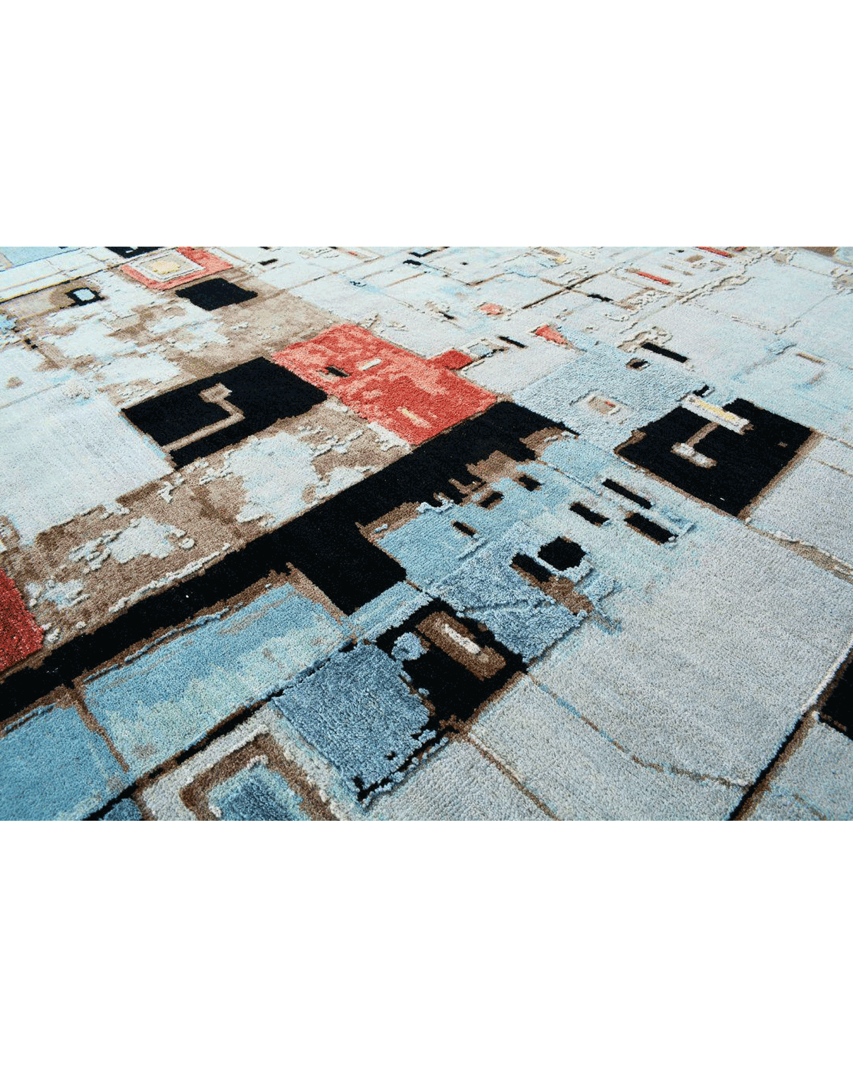 CITY LIFE Hand Woven Rugs from pure silk Cocoon Fine Rugs