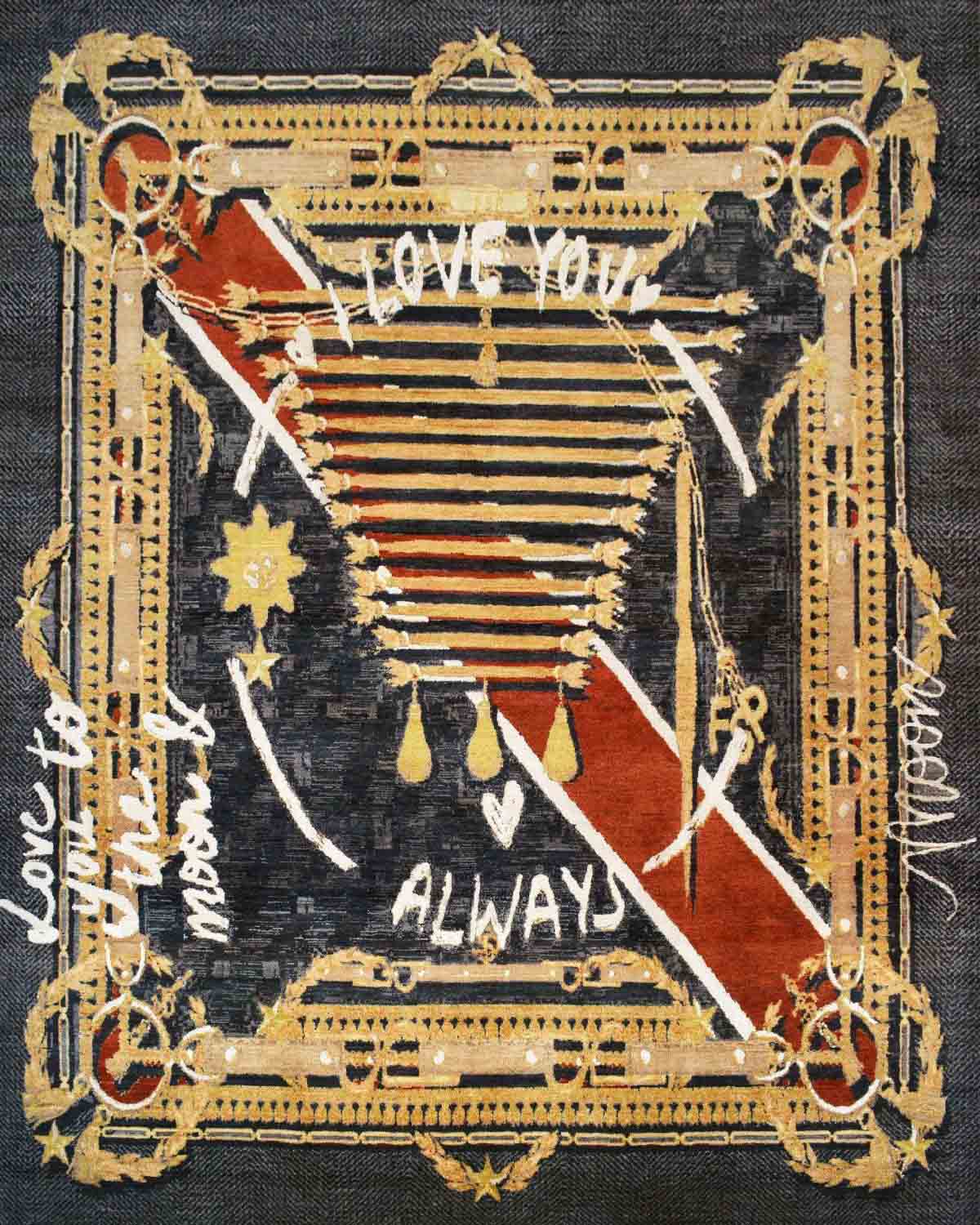 Love you to the moon Rug