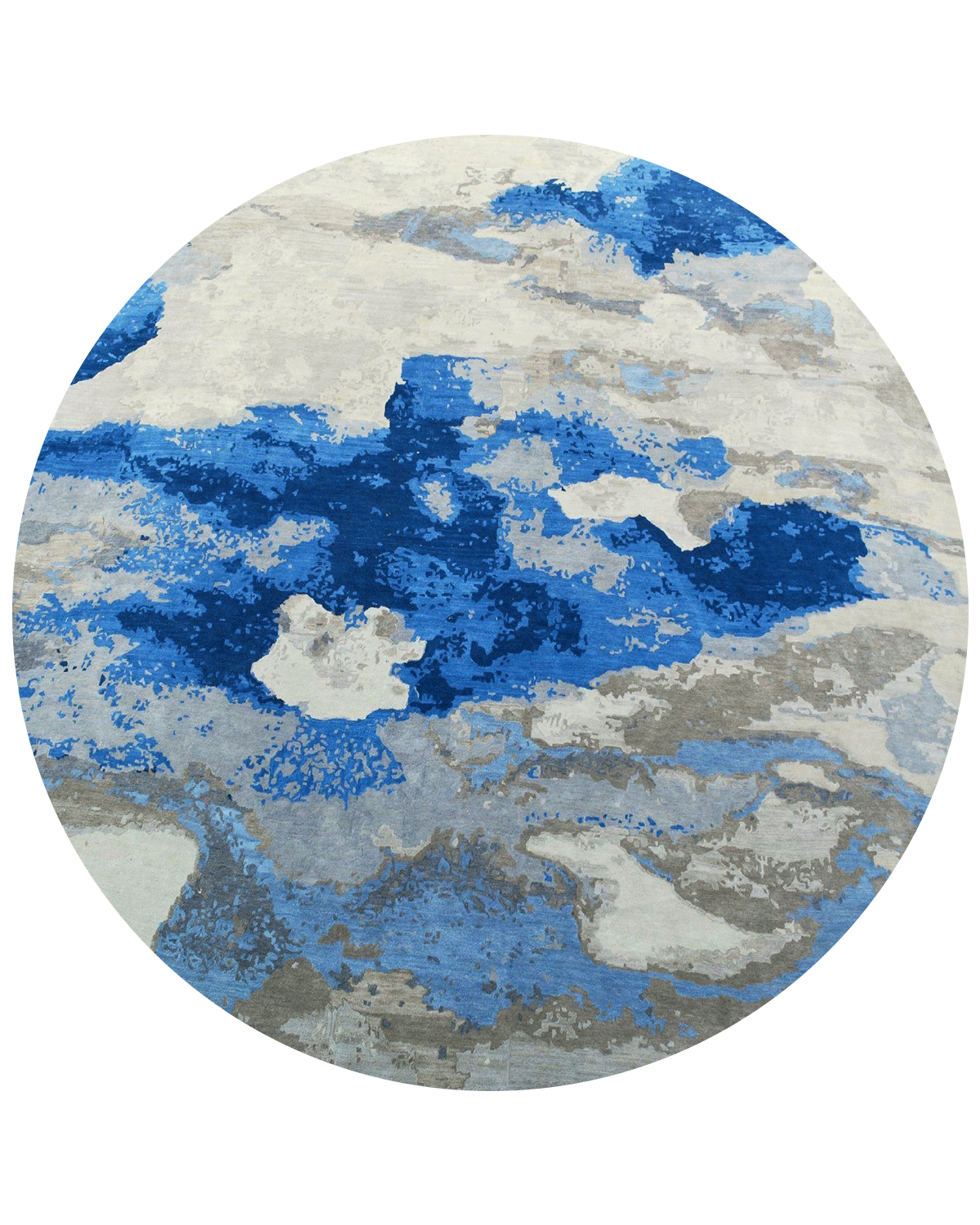 The Blue Rug (Size 18'X18') Cocoon Fine Rugs