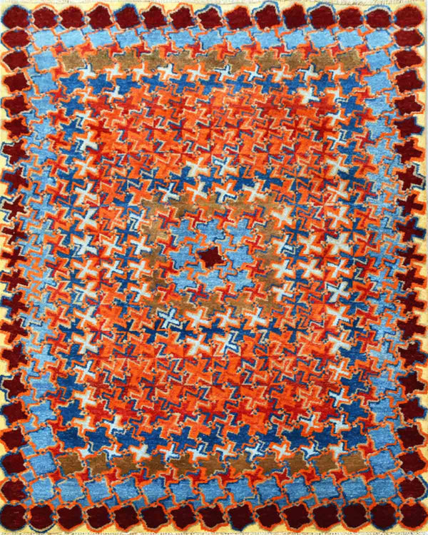 Hounds Tooth (Size: 5'X7')